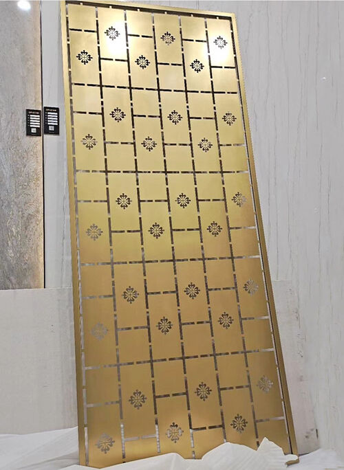 أحدث حلول الشركة حول تصميم شاشات الفندق من الفولاذ المقاوم للصدأ