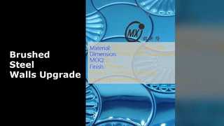 جدران فسيفساء حديثة من الفولاذ المقاوم للصدأ