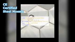 فسيفساء الفولاذ المقاوم للصدأ جودة التصدير معتمدة من CE