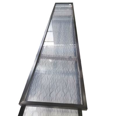 201 قسم شاشة من الفولاذ المقاوم للصدأ 60 * 300 سم شاشة زخرفية سوداء