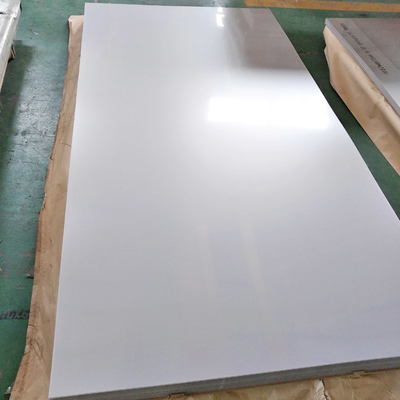 SUS 304 مرآة إنهاء ورقة الفولاذ المقاوم للصدأ 3 مم سميكة ISO9001