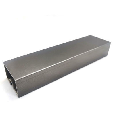 سعر جيد البرونزية العتيقة الأزرق روز الأحمر النحاس الأسود حبة الرمال التفجير 1.2mm الفولاذ المقاوم للصدأ مربع الشكل قناة تريم الشخصي الانترنت