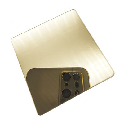 سعر جيد صفائح من الفولاذ المقاوم للصدأ بلون الشمبانيا 316L لتزيين الحمام الانترنت