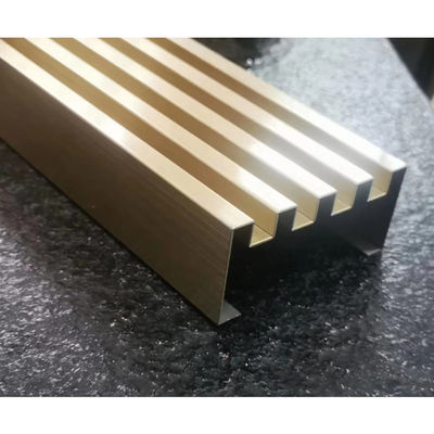 سعر جيد 304 الذهب الوردي لون البرونز الاهتزاز القديم النمط الفولاذ المقاوم للصدأ لتصفيف الجدار لوحة الانترنت