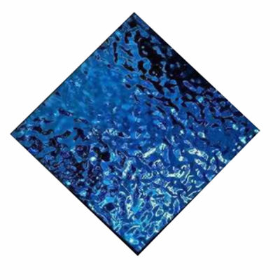 سعر جيد 304 المرايا الملونة المياه موجة الفولاذ المقاوم للصدأ وقت إنتاج سريع الانترنت