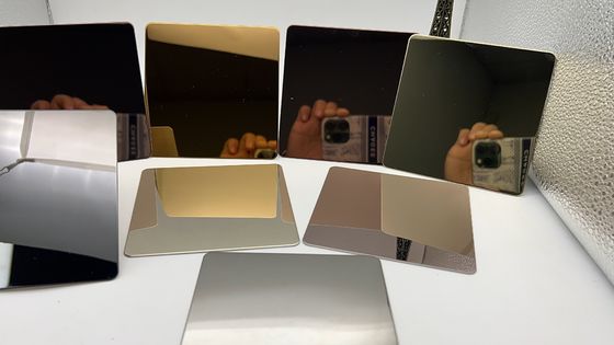 سعر جيد أوراق الأسعار من الفولاذ المقاوم للصدأ الحجم 50 * 50mm الكتالوج الانترنت