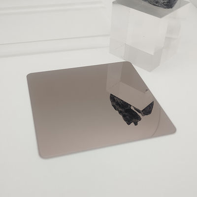 سعر جيد صفيحة من الفولاذ المقاوم للصدأ 304 صفيحة لون القهوة سطح المرآة الانترنت