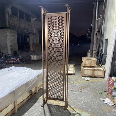 سعر جيد لوحات الزخرفية المخصصة من الفولاذ المقاوم للصدأ لوحات خارجية داخلية حديقة فندقية لوحة منزلية شاشة ليزر قطع مقسمات المعدن الانترنت