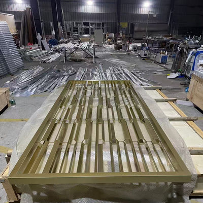 سعر جيد طراز موردن طلاء PVD الزخرفية الألواح الفولاذ المقاوم للصدأ لوحات خارجية الداخلية الحديقة الفندق المنزل الانترنت