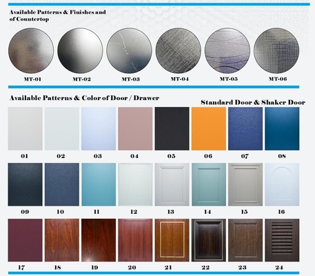 Imitation marble texture stainless steel plate - stone alternative lightweight solution
