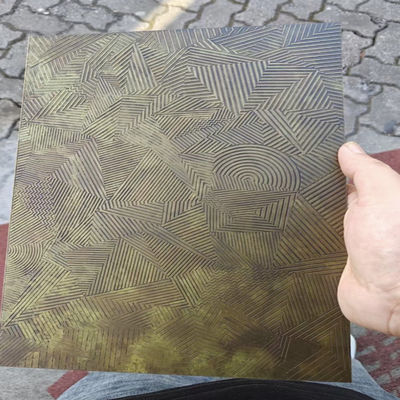 سعر جيد 304 النحاس البرونز النانو النحاس رسمت ألواح Ss اللوحة المطرقة اليدية النهاية ألوان أوراق الفولاذ المقاوم للصدأ الانترنت