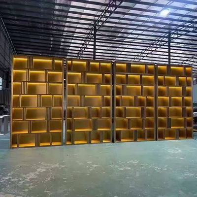 سعر جيد المعدنية المخصصة الفولاذ المقاوم للصدأ الذهب الأسود غرفة المعيشة العرض خزانة رف الكتب الانترنت