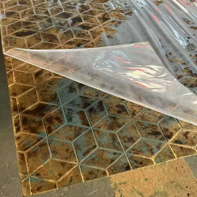 سعر جيد صفيحات الفولاذ المقاوم للصدأ ديكورات الراجعية أسلوب 304 الفولاذ المقاوم للصدأ حمر النحاس لون مخزون سعر تفضيلي ديكورات الفنادق الانترنت