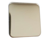 سعر جيد صفيحة الفولاذ المقاوم للصدأ PVD طلاء لون النافذة الزجاج الفولاذ المقاوم للصدأ الحديد SUS 304 الانترنت