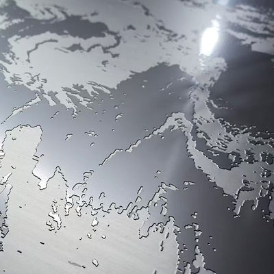 سعر جيد 2438mm 3048mm 3000mm 4000mm 304 مختلفة عمق النمط حفر صفيحة الفولاذ المقاوم للصدأ الانترنت