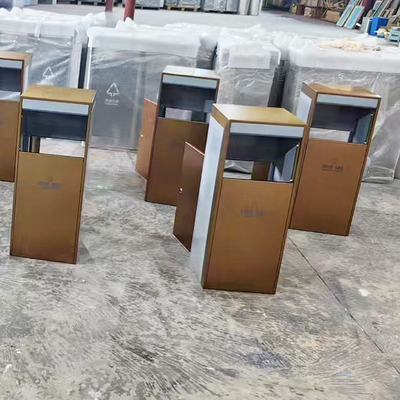 Stainless Steel Trash Bin Customized Stainless Steel Metal Products For Outdoor
