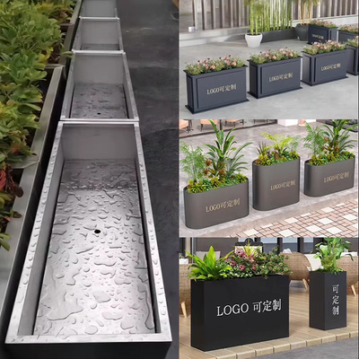 Outdoor Stainless Steel Planters Custom Stainless Steel Product for Municipal Engineering Outdoor Project