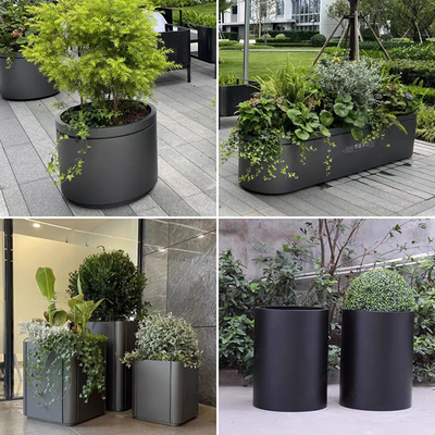 Outdoor Stainless Steel Planters Custom Stainless Steel Product for Municipal Engineering Outdoor Project