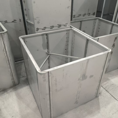 Metal Outdoor Fiberglass Clay Garden Rectangle Plant Pots Pack Big Planter Box for Hotel Villa Decoration Flower Pot