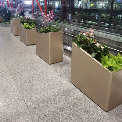 OEM ODM Indoor Outdoor Modern Black Metal Planter Garden Plant Flower Pots & Planters Home Decorative Planter