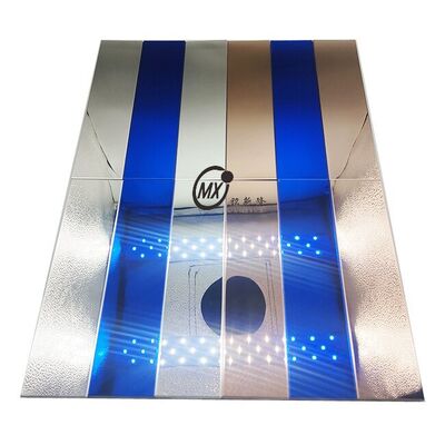سعر جيد الفخامة عالية اللمعان الضوء العاكسالبلاط الفسيفساء المعدنية المرآة - الفسيفساء المختلطة للجدران لهجة، والديكور المنزلي والمساحات التجارية الانترنت