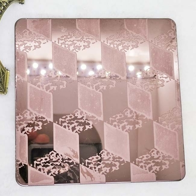 SUS316 Color Etched Stainless Steel Sheet 1mm 3mm Elevator Decoration
