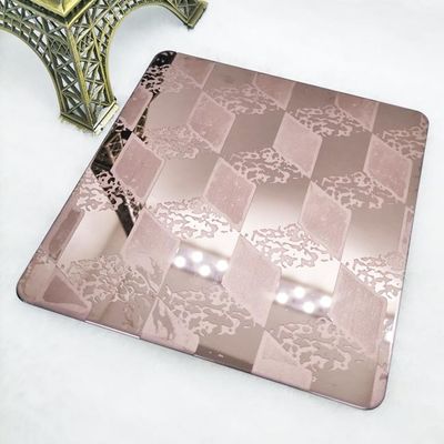 سعر جيد SUS316 لون صفائح الفولاذ المقاوم للصدأ محفوراً 1 مم 3 مم زخرفة المصعد الانترنت