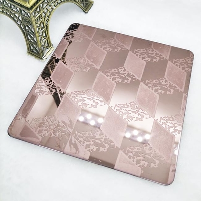 SUS316 Color Etched Stainless Steel Sheet 1mm 3mm Elevator Decoration