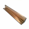 0.75mm 6.5ft الذهب الوردي الفولاذ المقاوم للصدأ تقليم شرائط معدنية شعري ديكور الجدار بلاط تقليم