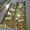 ورقة مخصصة محفورا مرآة 8K الذهب اللون الفولاذ المقاوم للصدأ للمصعد