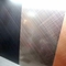 SS430 304 صليب شعري أسود اللون الفولاذ المقاوم للصدأ ورقة PVD المغلفة