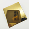 صفائح الفولاذ المقاوم للصدأ ذات اللون الذهبي Super Mirror PVD طلاء التيتانيوم الملون للديكور المعدني