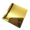 صفائح فولاذية مقاومة للصدأ ذات مرآة ذهبية اللون يابانية سوبر مرآة PVD طلاء التيتانيوم الملون للديكور المعدني