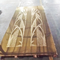PVD الفولاذ المقاوم للصدأ النقش ورقة Aisi اللون المطلي الذهب المصعد الزخرفية