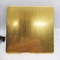 JIS304 صفائح الفولاذ المقاوم للصدأ الملونة بخطوط الشعر الذهبية 3 مم