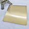 حك ناعم Zr-Brass لون الفولاذ المقاوم للصدأ ورقة PVD تصفيح التيتانيوم