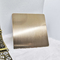 خط مائل بلون ذهبي فاتح من الفولاذ المقاوم للصدأ مطلي بمادة PVD بالتيتانيوم