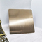 خط مائل بلون ذهبي فاتح من الفولاذ المقاوم للصدأ مطلي بمادة PVD بالتيتانيوم