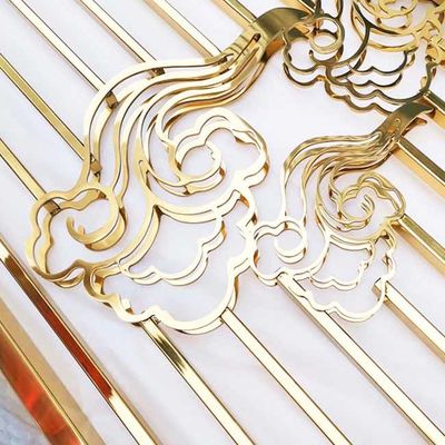 سعر جيد 500 * 3000 مم AISI 316 الفولاذ المقاوم للصدأ شاشة التقسيم مرآة غرفة المقسم داخلي الانترنت