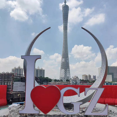 سعر جيد ODM Splend 304 التماثيل الزخرفية من الفولاذ المقاوم للصدأ في الهواء الطلق القمر الكامل نموذج الفن الرسم اللون 316L التماثيل الانترنت