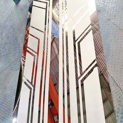 سعر جيد صفائح الفولاذ المقاوم للصدأ باللون الذهبي الحمضي للمصعد الانترنت