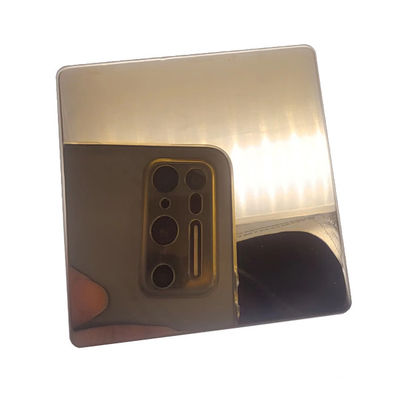 سعر جيد لوح من الفولاذ المقاوم للصدأ الملون عيار 8 قيراط بلون ذهبي وردي للديكور الداخلي طلاء مضاد لبصمات الأصابع الانترنت