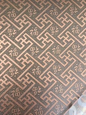 سعر جيد المصعد المقاوم للماء ورقة الفولاذ المقاوم للصدأ 304 مرآة الانتهاء محفوراً بالذهب الانترنت