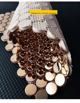 سعر جيد الفولاذ المقاوم للصدأ الفسيفساء البلاط الخلفي الفولاذ المقاوم للصدأ الحافة المستديرة البلاط التصفيف الانترنت