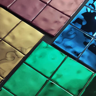 سعر جيد 430 304 ملصق حائط فسيفساء من الفولاذ المقاوم للصدأ لاصق للمطبخ الانترنت