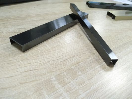 سعر جيد U شكل بلاط النحاس تريم لوحة السيراميك مع اللون الذهبي الانترنت