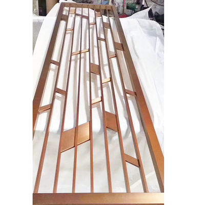 سعر جيد 304 الذهب الوردي البرونز الشعر القسمات الفولاذ المقاوم للصدأ الحوائط الفولاذ المقاوم للصدأ الانترنت