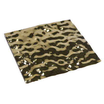 سعر جيد بيع ساخن 4x8ft Ss 201 304 Pvd مرآة ملونة 8k موجة الماء الفولاذ المقاوم للصدأ صفيحة الموجة الجدار لوحة السقف الديكور الانترنت