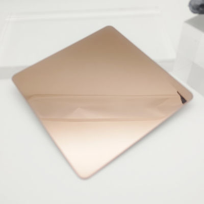 سعر جيد 304 الديكورات الحائط الفولاذ المقاوم للصدأ اللون الوردي 8K فائقة الانترنت