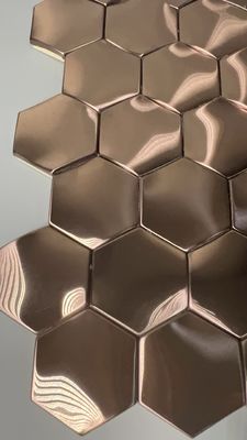 سعر جيد مقسم الغرفة الداخلية 8k المرآة الفولاذ المقاوم للصدأ سمك ورقة 1 مليمتر الذهب الوردي الانترنت